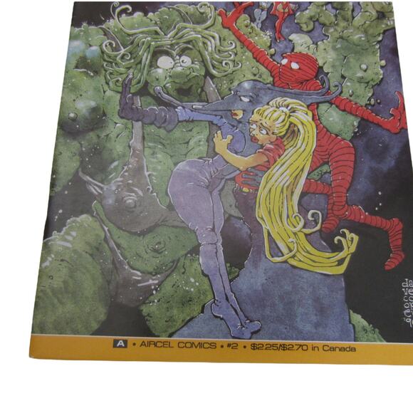 The Power #2 Aircel Comics 1986 Vintage Indie Sci-Fi Fantasy Comic Book - Picture 7 of 12